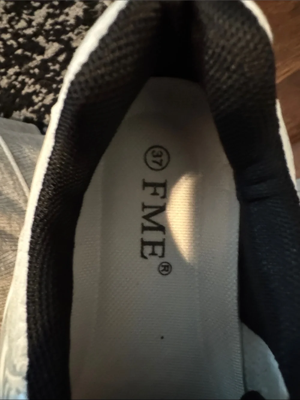 ME Makeover Essentials White and Gray Kids Sneakers